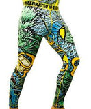 MEERKATSU COLLIDING DRAGONS GRAPPLING TIGHTS MMA BJJ FIGHT WEAR