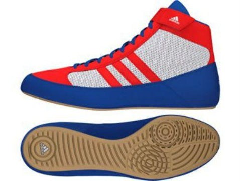 Adidas  Adults Havoc Boots / Shoes - Red/White/Blue - AQ3324