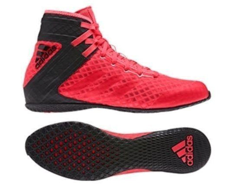 Adidas Boxing Adults Speedex 16.1 Shock Black/Red Boots Shoes - BA7929