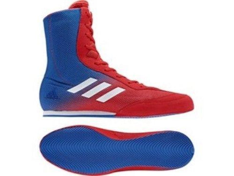 Adidas Boxing Box Hog Plus Boots Shoes - Blue/Red  DA9896