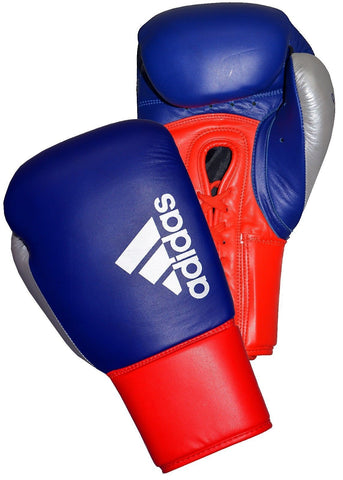 Adidas Boxing Hybrid 200 Pro Lace Gloves - Blue