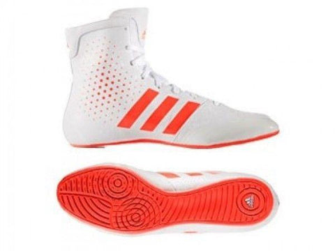 Adidas Boxing KO 16.2 White Red Adults Men's Boots Shoes BB3733