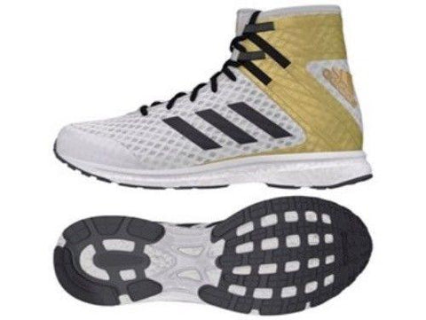 Adidas Boxing Speedex 16.1 Boost White/Gold Boots Shoes - DA9881