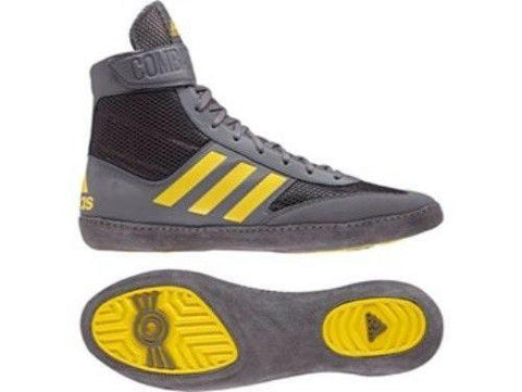 Adidas Combat Speed 5 - Grey/Yellow Boots Shoes Adults Pro - BA8006