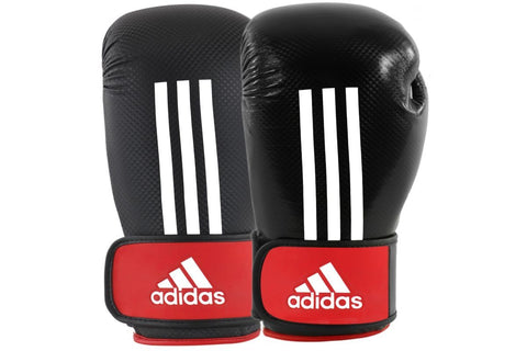 Adidas Energy 200 Boxing Gloves Black Gloss CARBON  10-16oz- Sparring, Training