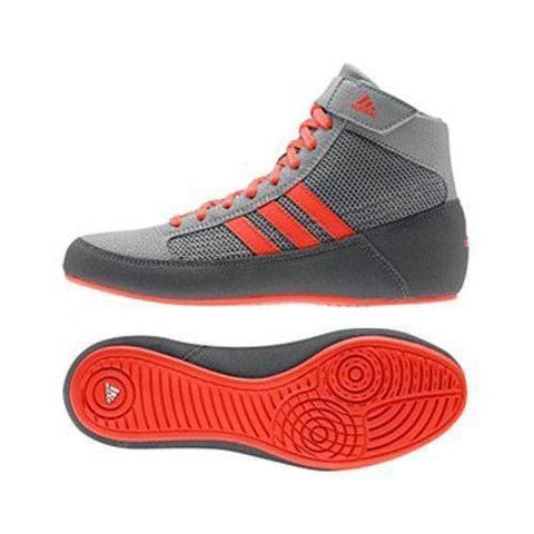 ADIDAS KIDS Havoc K Grey Red Boots  - CG3803