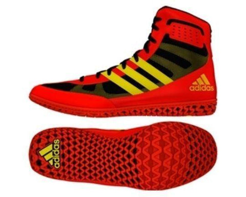 Adidas Mat Wizard 3 Red Yellow Boots Shoes Adults - BB2859