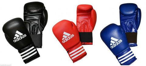 Adidas Performer Leather Boxing Gloves - Available in Blue Red and Black