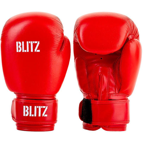 Blitz 6oz Kids Red Pro Boxing Gloves