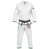 Blitz Adult Arte Suave Brazilian Jiu Jitsu Gi - White - BJJ Uniform Suit Trainin