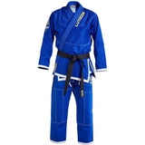 Blitz Adult Lutador Brazilian Jiu Jitsu Gi - Blue - BJJ Uniform Suit Training