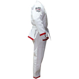 Blitz Adult Lutador Brazilian Jiu Jitsu Gi - White - BJJ Uniform Suit Training