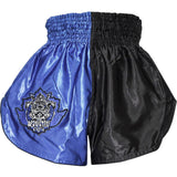 Blitz Adult Muay Thai Shorts - Blue / Black Training Sparring