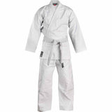 Blitz Adult Traditional Jujitsu Suit - White - Sparring Training Uniform Gi