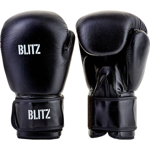 Blitz Black  Pro Boxing Gloves -  Sparring Training