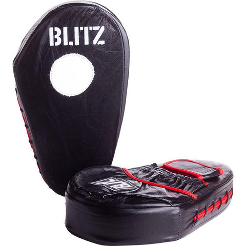 Blitz Deluxe Leather Focus Pads Muay Thai MMA