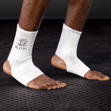 Blitz Elastic Ankle Supports - White