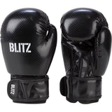 Blitz Kids 6oz Black Carbon Boxing Gloves