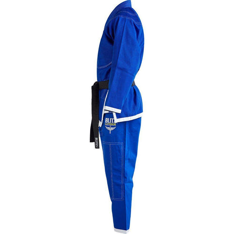 Blitz Kids Lutador Brazilian Jiu Jitsu Gi - Blue - BJJ Uniform Suit Training