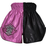 Blitz  Kids Muay Thai Shorts - Pink / Black Training Sparring