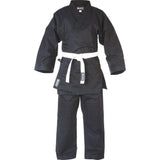 Blitz Kids Traditional Jujitsu Suit - Black - Sparring Training Uniform Gi