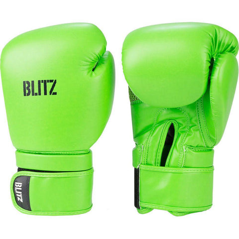 Blitz Neon Green Omega  Boxing Gloves