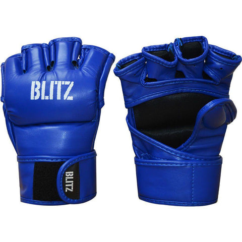 Blitz Raptor MMA Fight Gloves - Blue