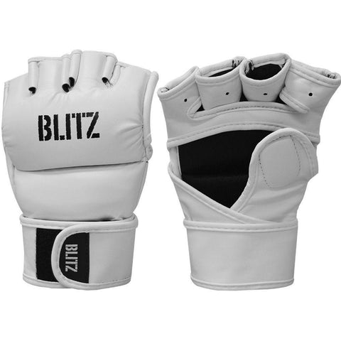 Blitz Raptor MMA Fight Gloves - White