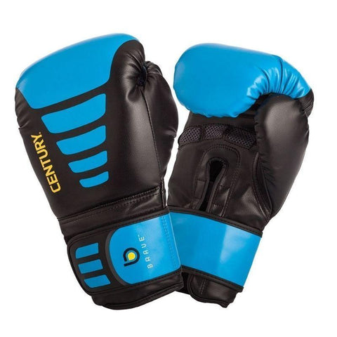 CENTURY BRAVE MENS BOXING GLOVES BLACK/BLUE Boxing Sparring