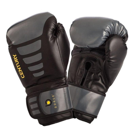 CENTURY BRAVE MENS BOXING GLOVES BLACK/GREY Boxing Sparring