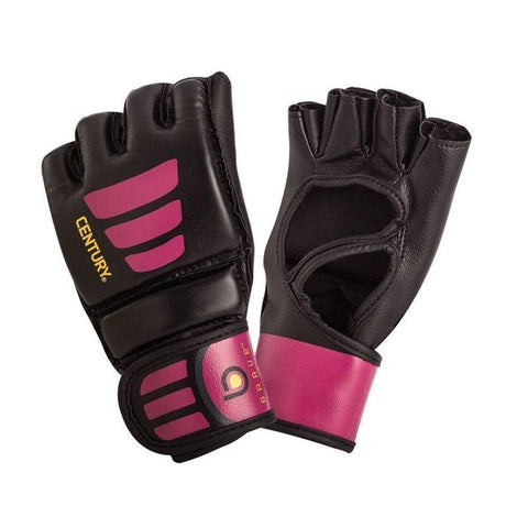 CENTURY BRAVE OPEN PALM LADIES MMA GLOVES BLACK/PINK Boxing Sparring