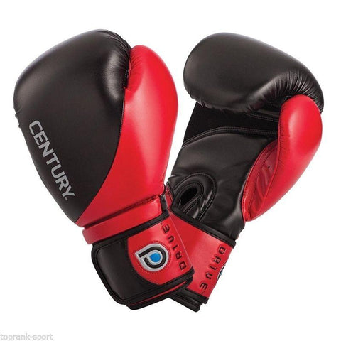 CENTURY DRIVE MEN'S BOXING GLOVES BLACK/RED-Boxing Sparring GYM