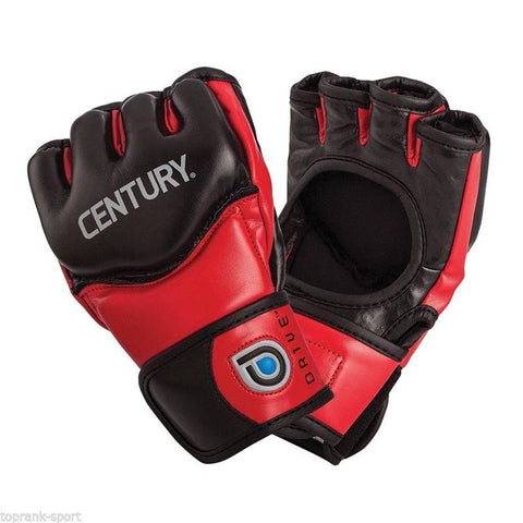 CENTURY DRIVE MENS MMA FIGHT GLOVES BLACK/RED-Boxing Sparring GYM