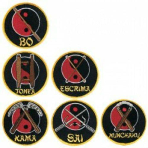 Century Yin Yang Weapon Patches - Bo / Tonfa / Escrima / Kama / Sai / Nunchaku