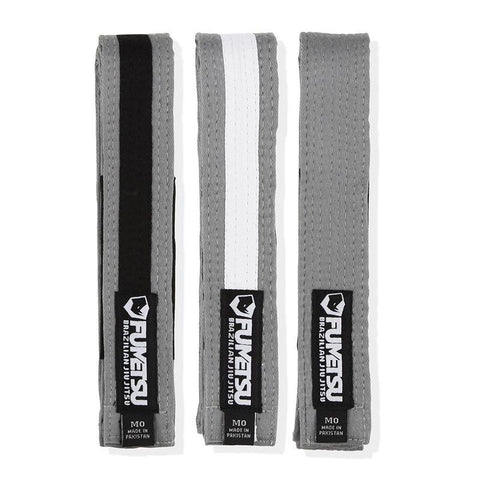 FUMETSU KIDS BJJ BELT GREY-Martial Arts