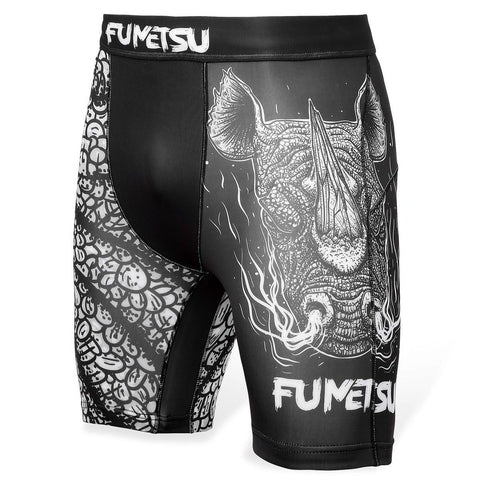 FUMETSU RAMPAGE MMA VALE TUDO SHORTS BLACK/WHITE