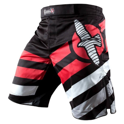 HAYABUSA ELEVATE PERFORMANCE SHORTS BLACK MMA Sparring Training Boxercise Unisex