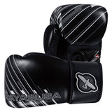 HAYABUSA IKUSA CHARGED 16OZ BOXING GLOVES - BLACK / GREY