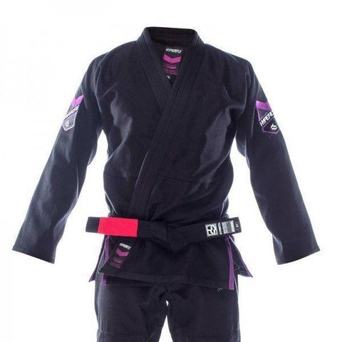 HYPERFLY HYPERLYTE BJJ GI BLACK/PURPLE- BRAZILIAN JIU-JITSU SUIT