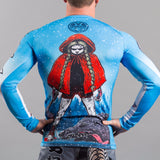 MEERKATSU REDS REVENGE RASHGUARD, MMA BJJ TRAINING GYM SPARRING