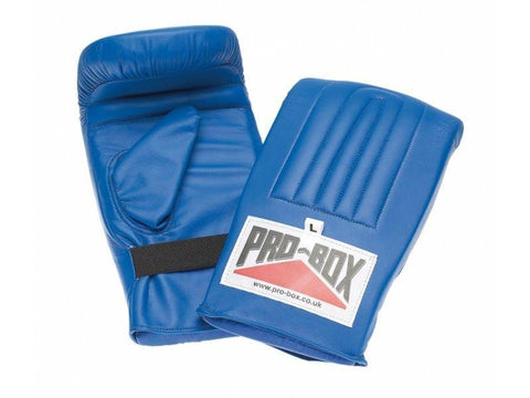 PRO BOX BLUE COLLECTION PRE-SHAPED PUNCH BAG MITTS SPARRING TRAINING BOXING