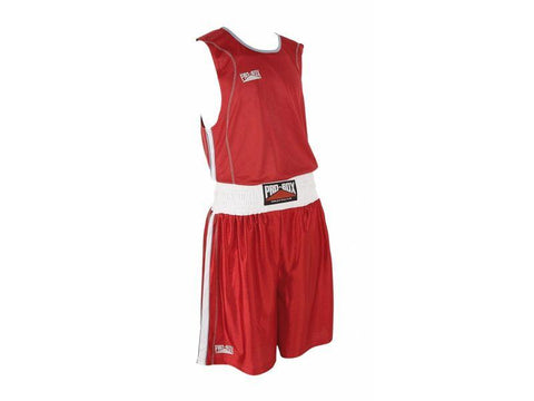 PRO BOX BODY TEC' RED BOXING SHORTS