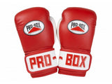 PRO BOX PU CLUB ESSENTIALS RED JUNIOR GLOVES - BOXING SPARRING TRAINING - KIDS