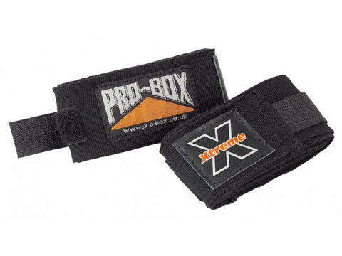 PRO BOX 'XTREME COLLECTION' BLACK HAND BANDAGES Boxing MMA Muay Thai