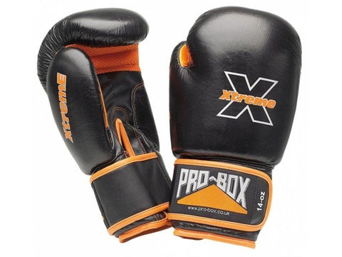 PRO BOX XTREME SENIOR LEATHER / PU SPARRING GLOVES SPARRING TRAINING BOXING