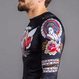 Scramble Tebori Rashguard - Black BJJ / MMA