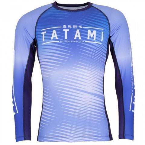 Tatami BLUE CIRRUS RASH GUARD MMA BJJ Jiu JitsuTraining Sparring