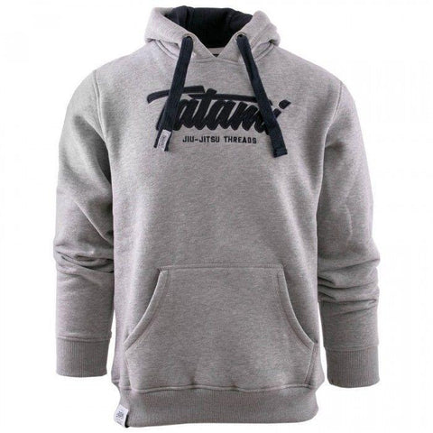 TATAMI CLASSIC HOODIE - GREY - BJJ Jiu Jitsu MMA Grappling Hoody