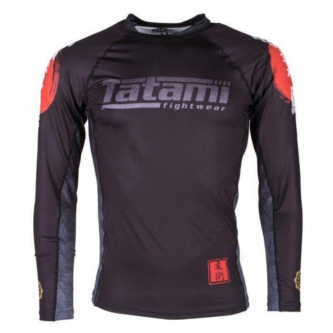 TATAMI JAPAN SERIES - MAPLE KOI RASH GUARD Long sleeve Jiu Jitsu BJJ MMA Adults