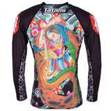 TATAMI JAPAN SERIES - SAMURAI RASH GUARD - Jiu Jitsu BJJ MMA - Adults